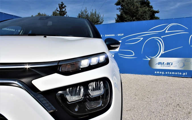 Citroen C3 cena 58900 przebieg: 13444, rok produkcji 2020 z Międzylesie małe 407